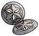 Badge de la crinière d'argent