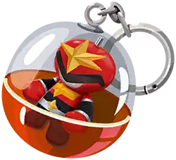 Starlight Knight Flying Kick Pendant