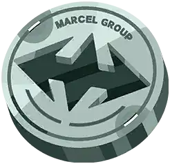 Worn Marcel Coin