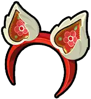 Scarlet Blossom Ears
