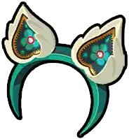 Emerald Fluffy Ears
