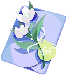 Dew-Covered Card