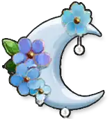 Tranquil Crescent Moon